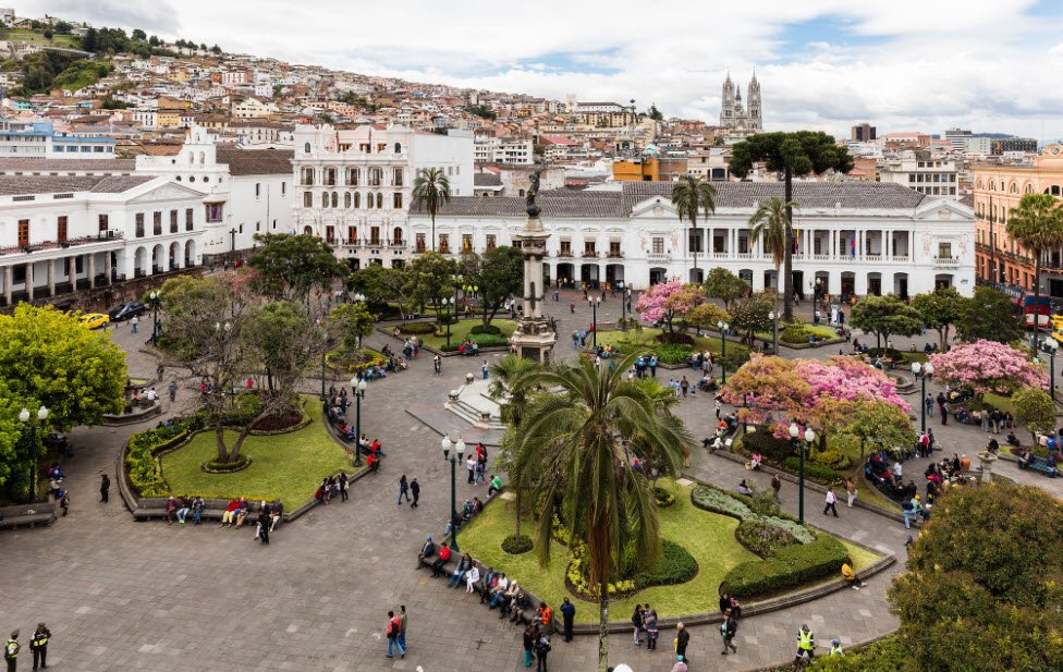 Independence Square (Plaza Grande), Quito, Pichincha Province, Ecuador